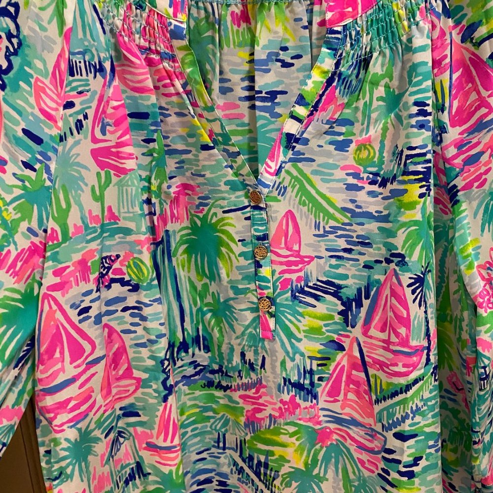 Lilly Pulitzer Elsa in Salt In The Air Size Large